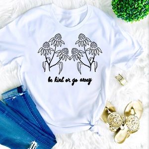 Be kind or go away, women’s shirt